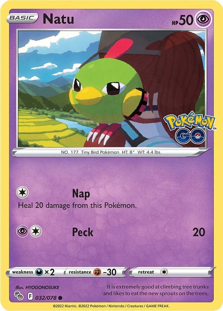 Image for Natu (032/078) (PGO) - Pokemon