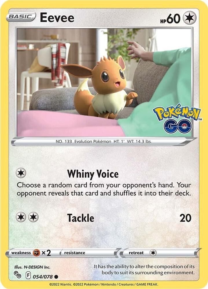 Image for Eevee (054/078) (PGO) - Pokemon