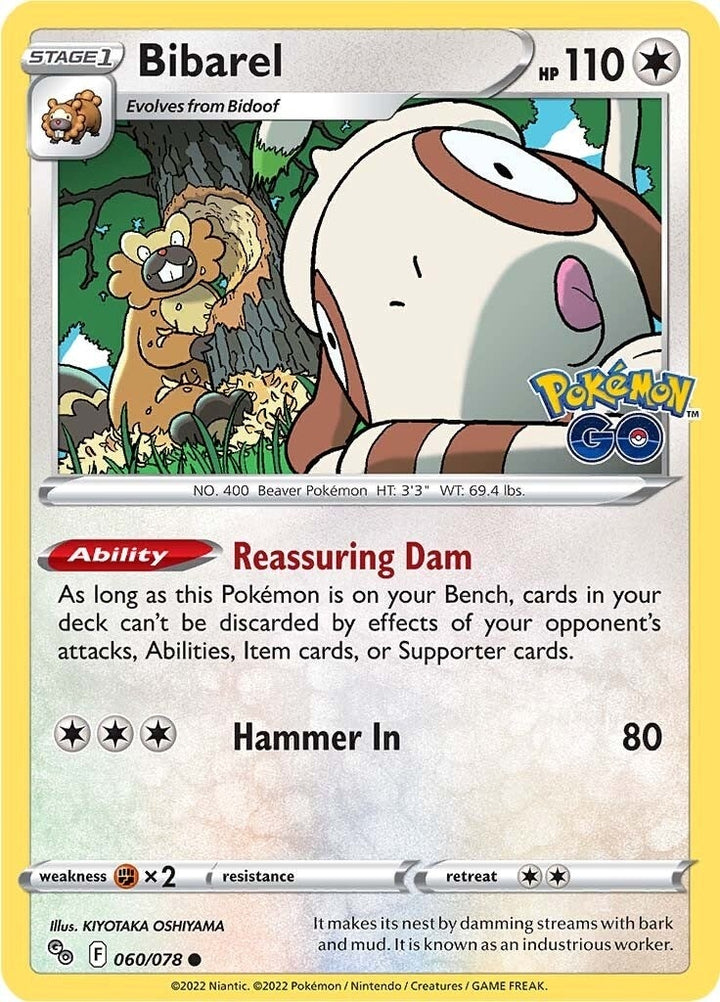 Image for Bibarel (060/078) (PGO) - Pokemon