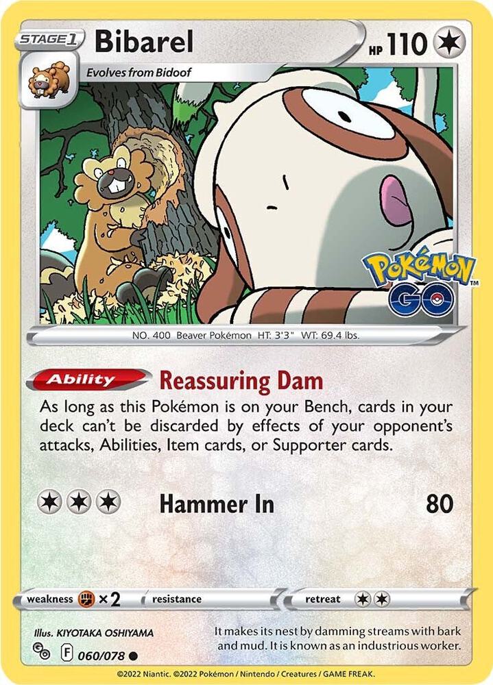 Image for Bibarel (060/078) (PGO) - Pokemon