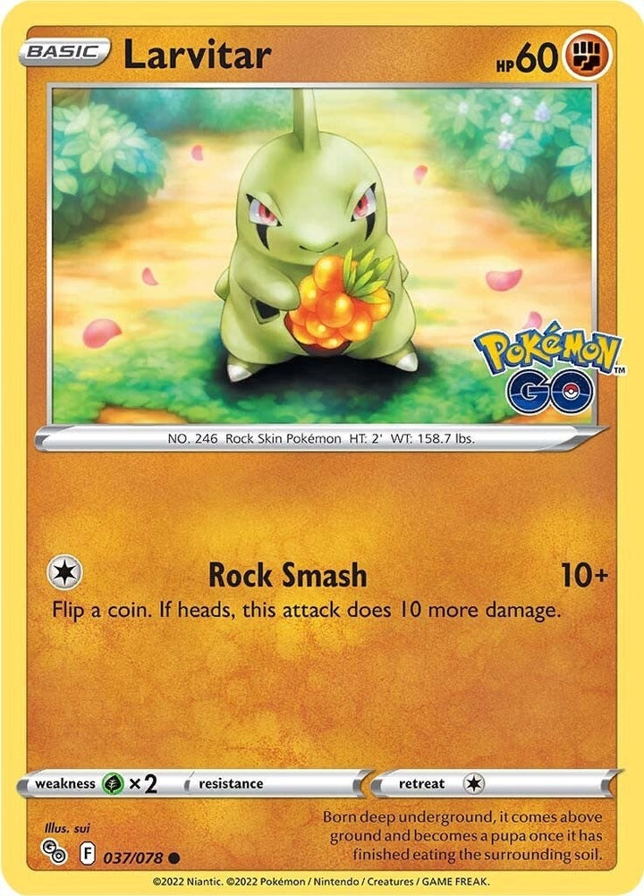 Image for Larvitar (037/078) (PGO) - Pokemon