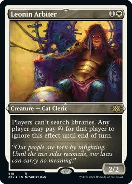 Image for Leonin Arbiter (Foil Etched) (418) - Magic: The Gathering