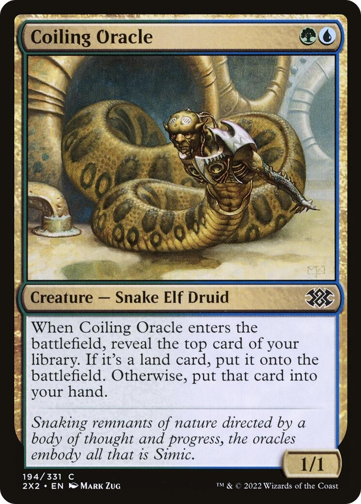 Image for Coiling Oracle (194) (2X2) - Magic: The Gathering