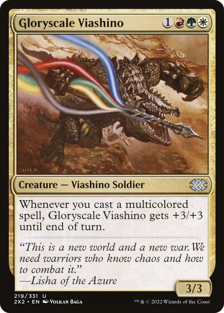 Image for Gloryscale Viashino (219) (2X2) - Magic: The Gathering