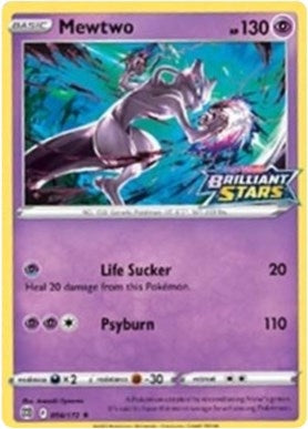 Image for Mewtwo - 056/172 (Brilliant Stars Stamped) (056/172) (MCAP) - Pokemon