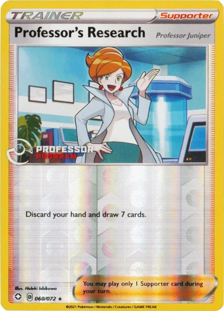 Image for Professor's Research [Professor Juniper] (060/072) (PPP) - Pokemon