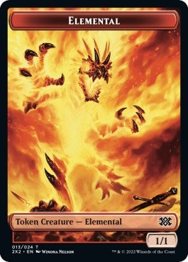Image for Elemental // Spirit (008) Double-Sided Token (13 // 8) - Magic: The Gathering