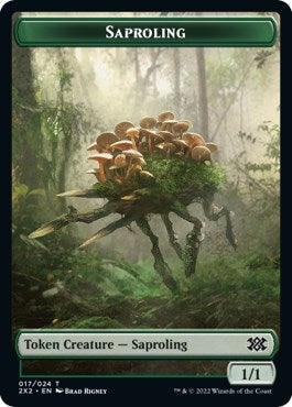 Image for Saproling // Monk Double-Sided Token (17 // 6) - Magic: The Gathering