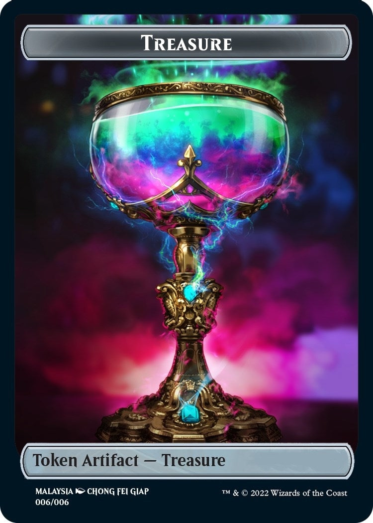 Image for Treasure Token [SEA Exclusive] (6) (SNC) - Magic: The Gathering