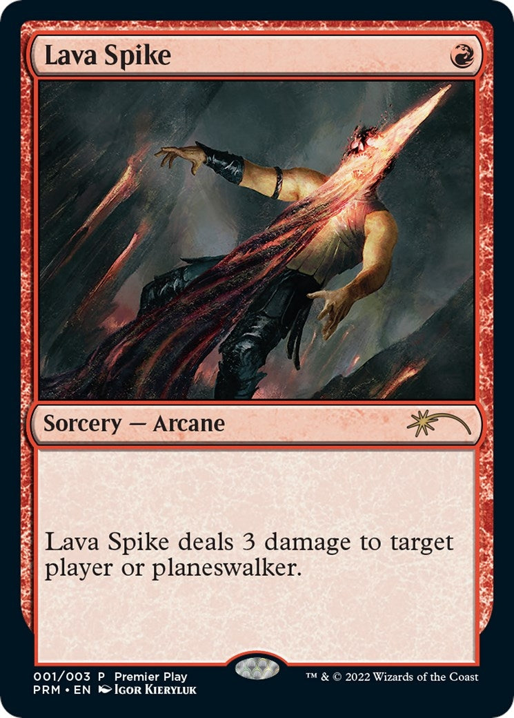 Image for Lava Spike (1) - Magic: The Gathering