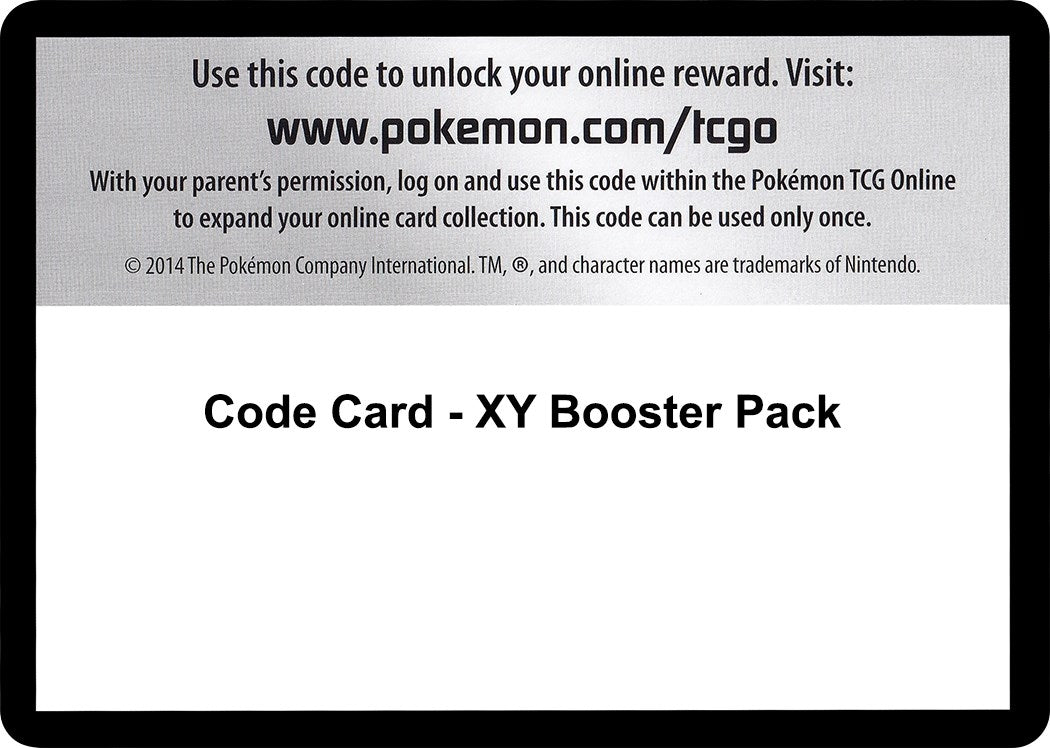 Image for Code Card - XY Booster Pack (XY) - Pokemon