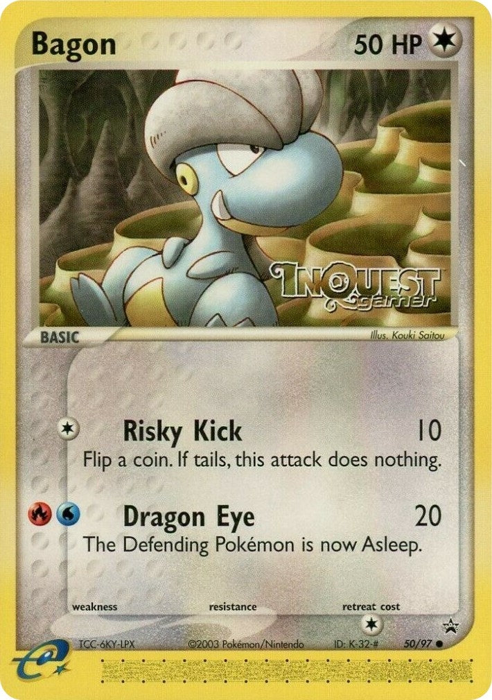 Image for Bagon - 50/97 (InQuest Gamer) (50/97) (PR) - Pokemon