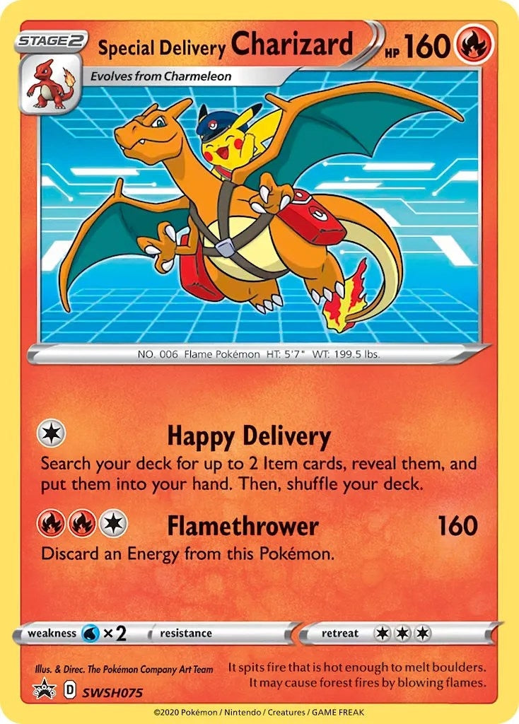 Image for Special Delivery Charizard - SWSH075 (SWSH075) (SWSD) - Pokemon