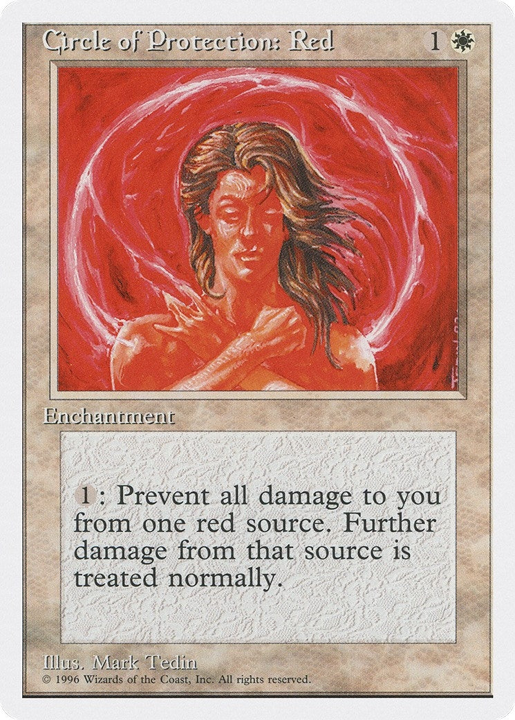 Image for Circle of Protection: Red - Magic: The Gathering