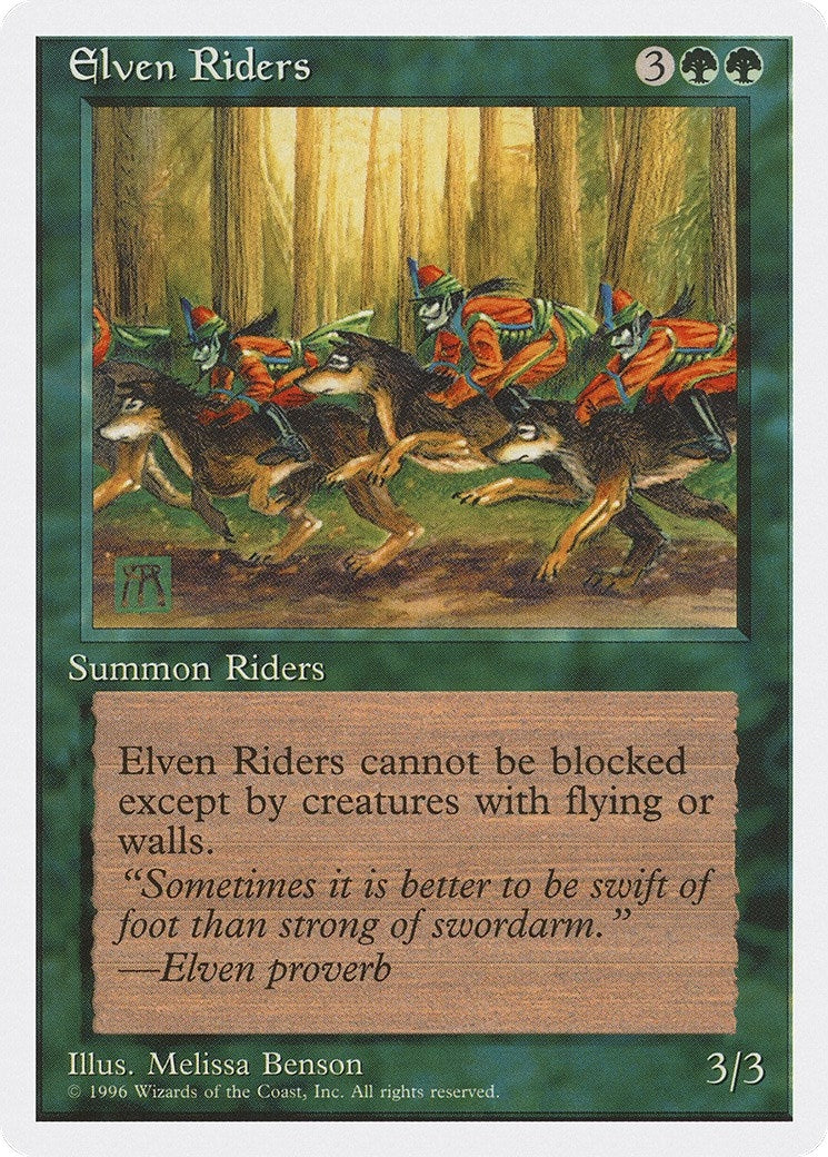 Image for Elven Riders - Magic: The Gathering