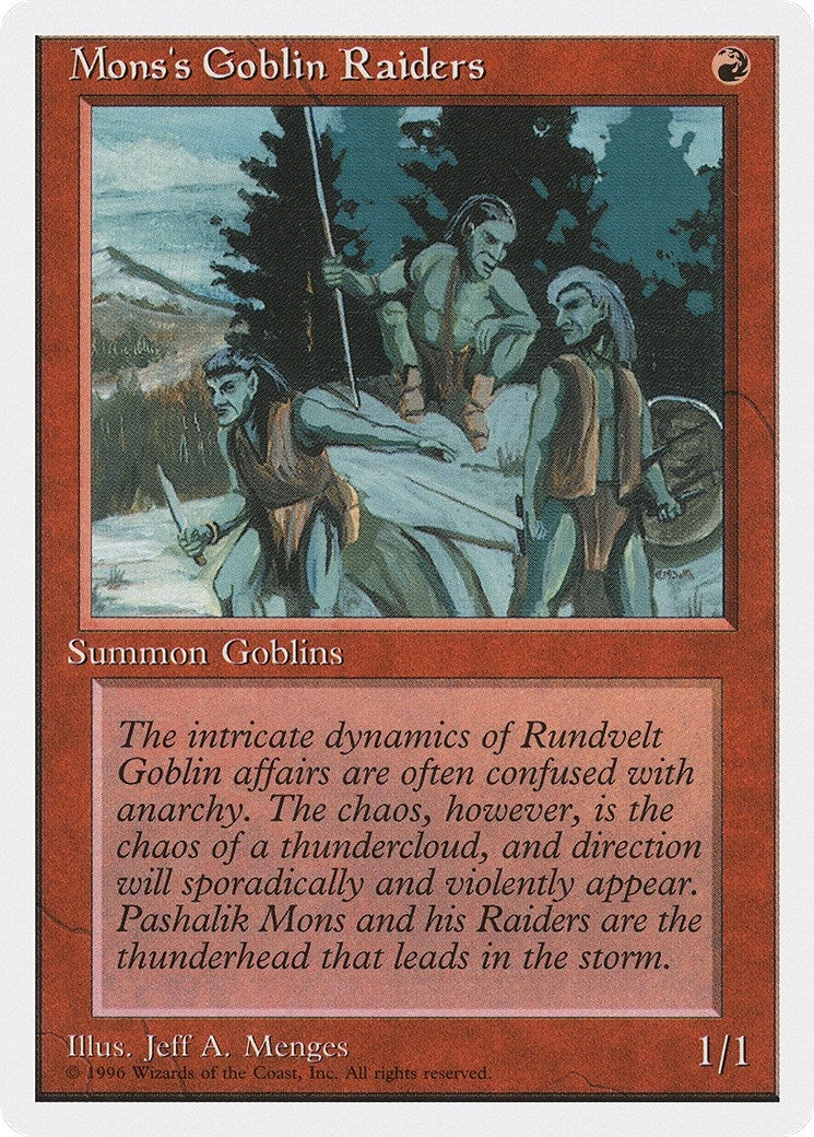 Image for Mons's Goblin Raiders - Magic: The Gathering