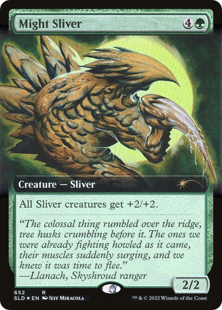 Image for Might Sliver (Extended Art) (652) - Magic: The Gathering
