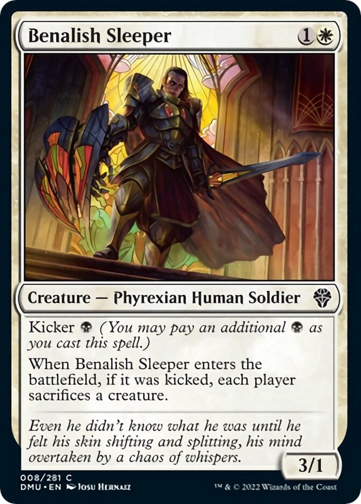 Image for Benalish Sleeper (8) (DMU) - Magic: The Gathering