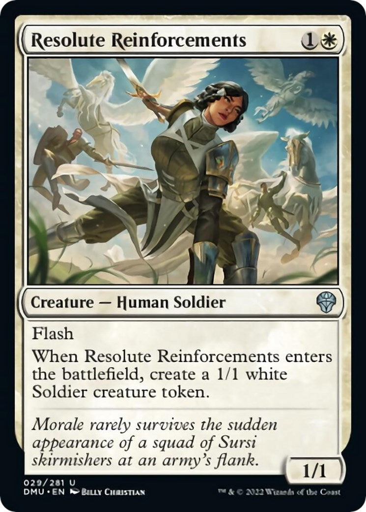 Image for Resolute Reinforcements (29) (DMU) - Magic: The Gathering