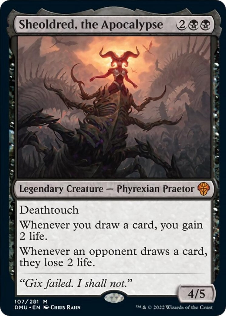 Image for Sheoldred, the Apocalypse (107) (DMU) - Magic: The Gathering