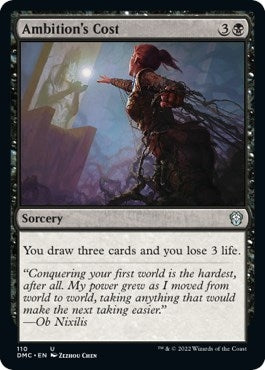 Image for Ambition's Cost (110) (DMC) - Magic: The Gathering