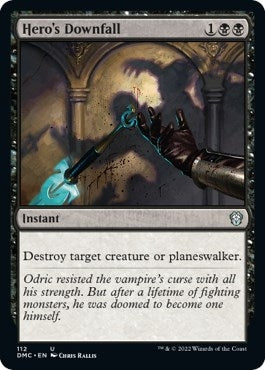 Image for Hero's Downfall (112) - Magic: The Gathering