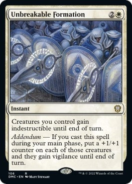 Image for Unbreakable Formation (106) - Magic: The Gathering
