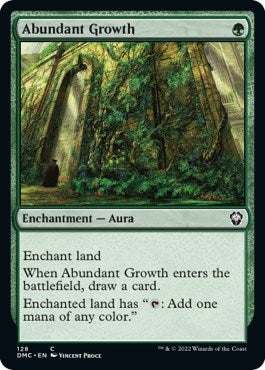Image for Abundant Growth (128) (DMC) - Magic: The Gathering