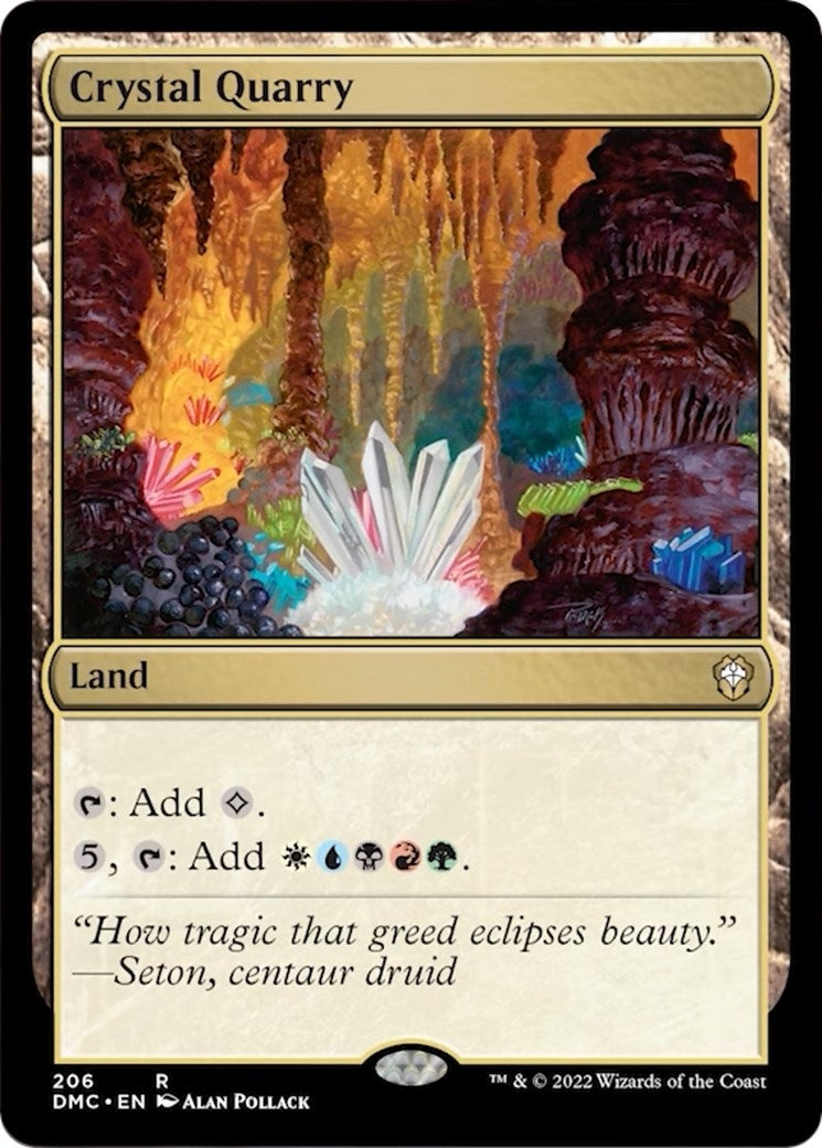 Image for Crystal Quarry (206) - Magic: The Gathering
