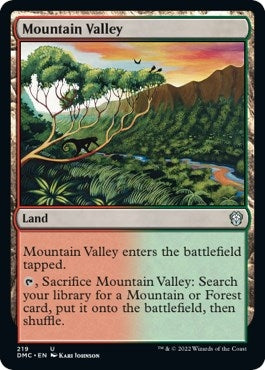 Image for Mountain Valley (219) - Magic: The Gathering