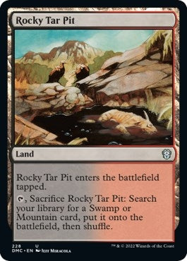 Image for Rocky Tar Pit (228) - Magic: The Gathering