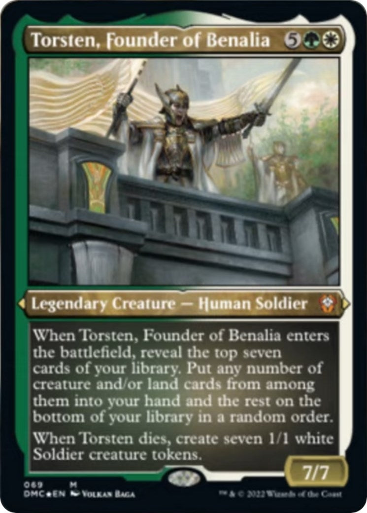 Image for Torsten, Founder of Benalia (Foil Etched) (69) - Magic: The Gathering