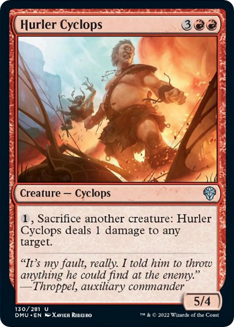 Image for Hurler Cyclops (130) (DMU) - Magic: The Gathering