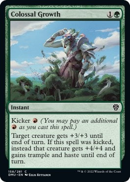Image for Colossal Growth (158) (DMU) - Magic: The Gathering