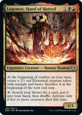 Image for Lagomos, Hand of Hatred (205) (DMU) - Magic: The Gathering