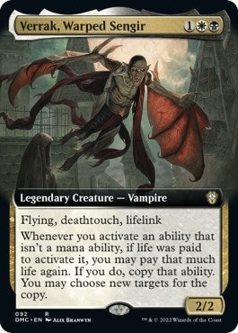 Image for Verrak, Warped Sengir (Extended Art) (92) - Magic: The Gathering