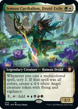 Image for Jenson Carthalion, Druid Exile (Extended Art) (78) - Magic: The Gathering