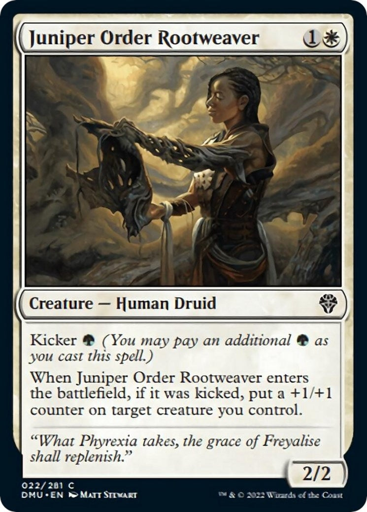 Image for Juniper Order Rootweaver (22) (DMU) - Magic: The Gathering