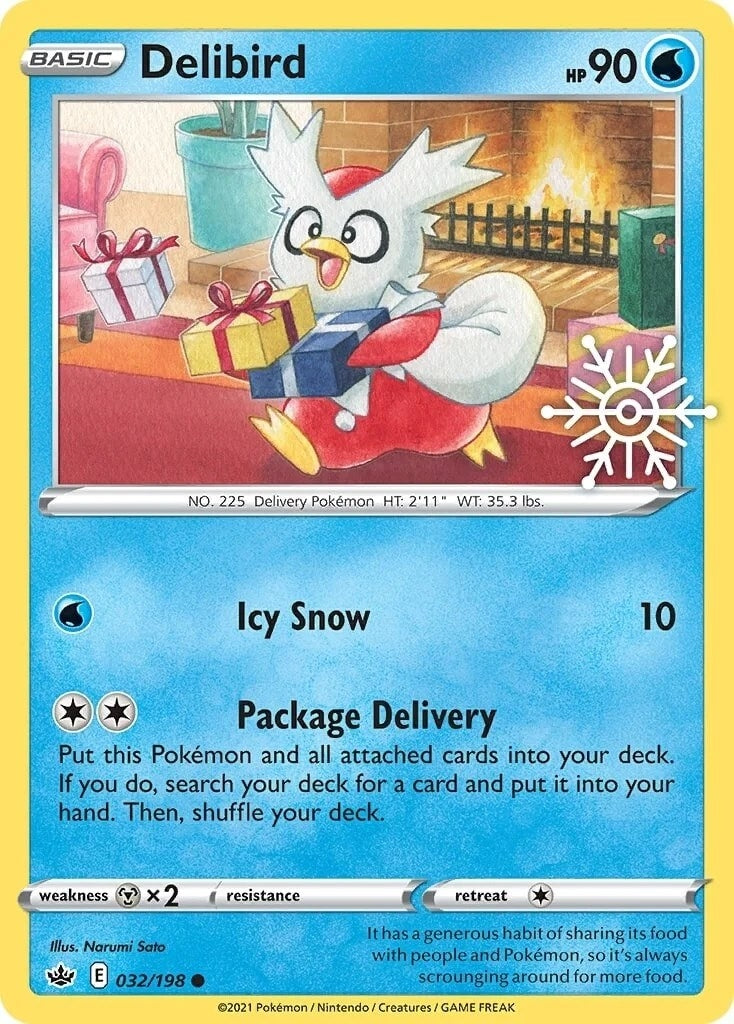 Image for Delibird - 032/198 (Holiday Calendar) (032/198) (MCAP) - Pokemon