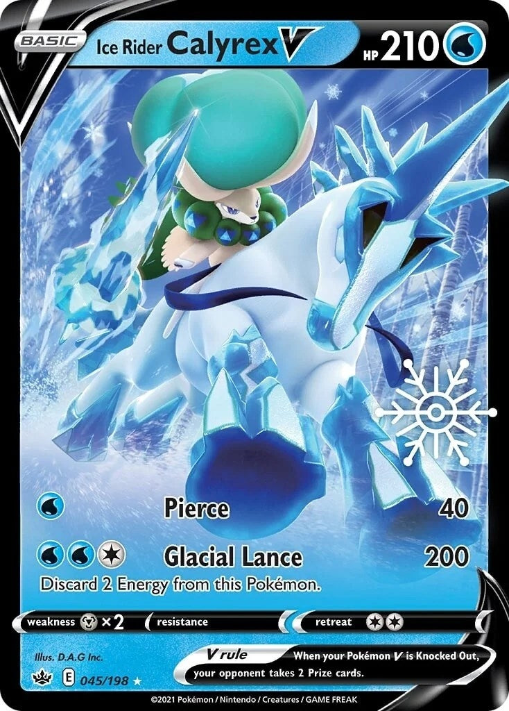 Image for Ice Rider Calyrex V - 045/198 (Holiday Calendar) (045/198) (MCAP) - Pokemon