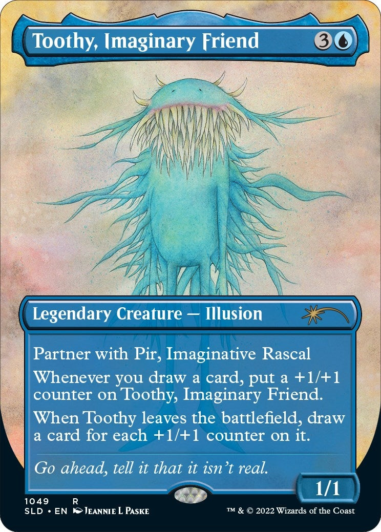 Image for Toothy, Imaginary Friend (Borderless) (1049) - Magic: The Gathering