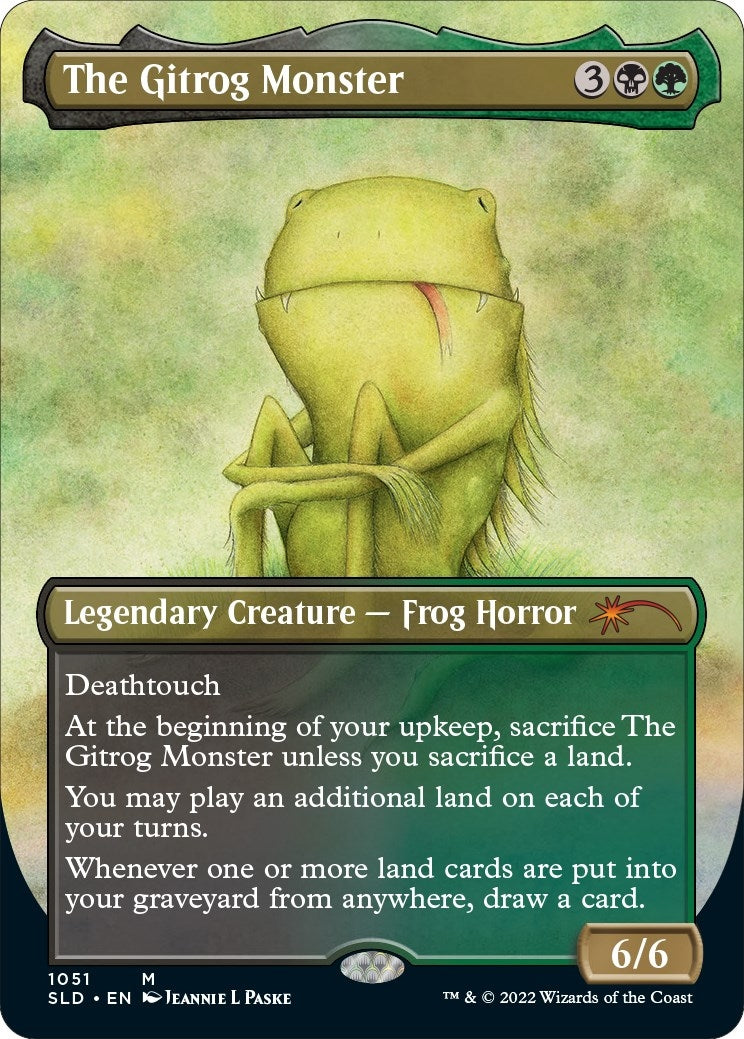 Image for The Gitrog Monster (Borderless) (1051) - Magic: The Gathering