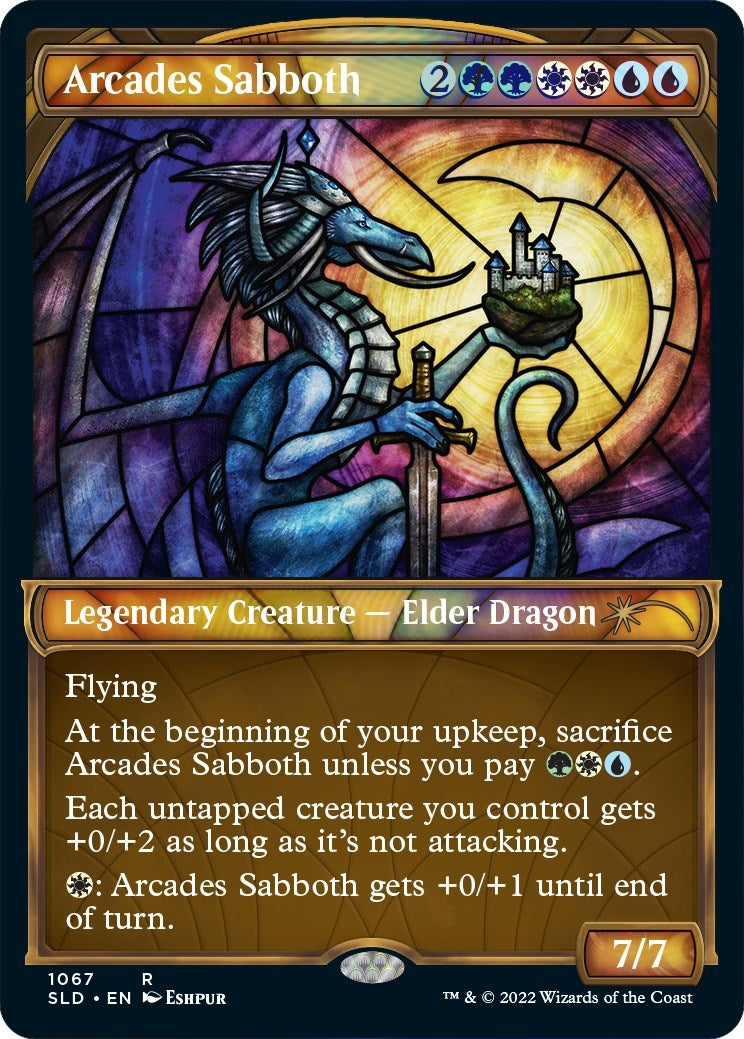 Image for Arcades Sabboth (Stained Glass) (Textured Foil) (1067) (SLD) - Magic: The Gathering