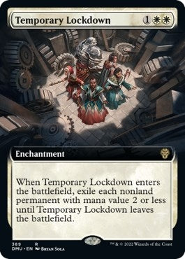 Image for Temporary Lockdown (Extended Art) (389) (DMU) - Magic: The Gathering
