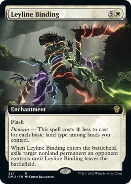 Image for Leyline Binding (Extended Art) (387) - Magic: The Gathering