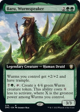 Image for Baru, Wurmspeaker (Extended Art) (76) - Magic: The Gathering