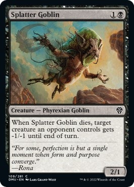 Image for Splatter Goblin (109) (DMU) - Magic: The Gathering