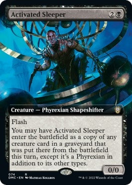 Image for Activated Sleeper (Extended Art) (74) (DMC) - Magic: The Gathering