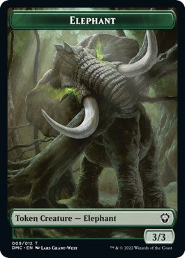 Image for Elephant // Treasure Double-Sided Token (9 // 24) - Magic: The Gathering