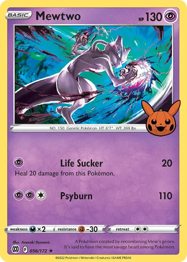 Image for Mewtwo (056/172) (TTBB) - Pokemon